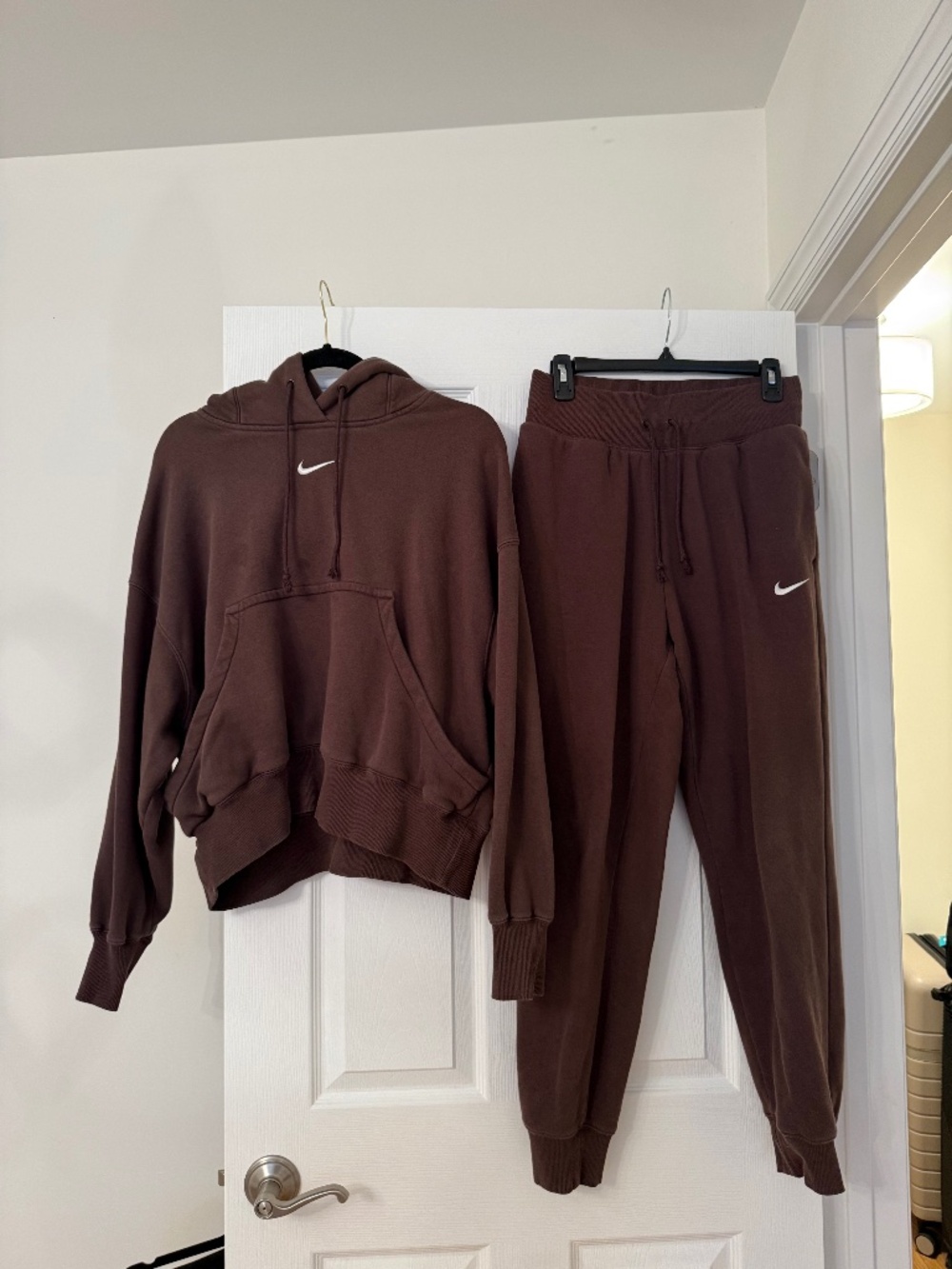 Nike Chocolate Brown Oversized Sweatsuit